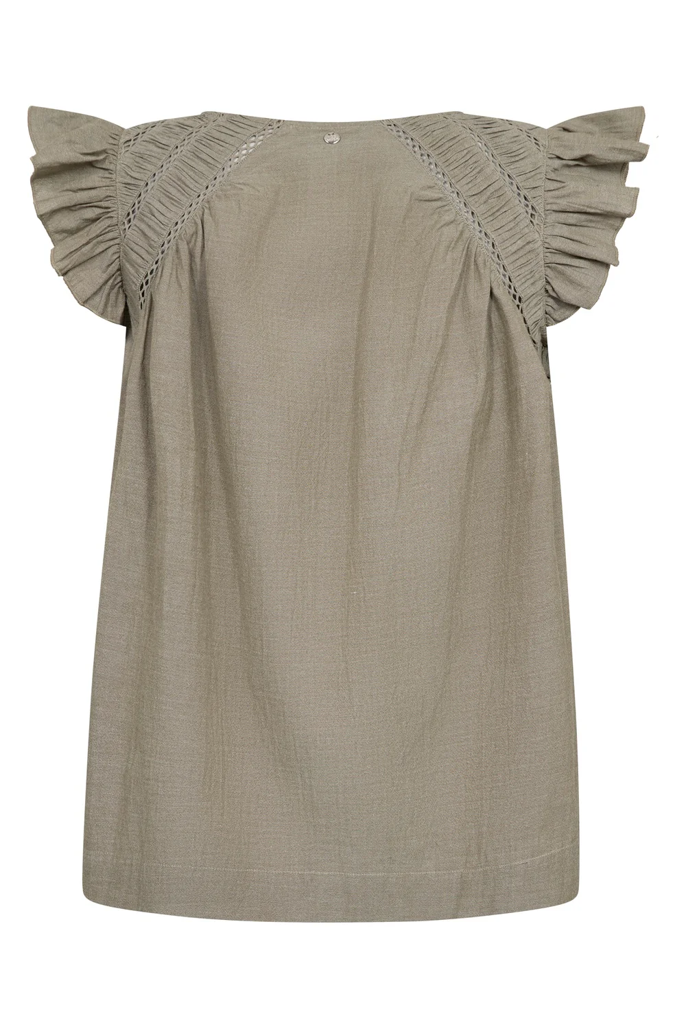 Woda Izha Blouse | Burnt Olive | Bluse fra Mos Mosh - Image 4