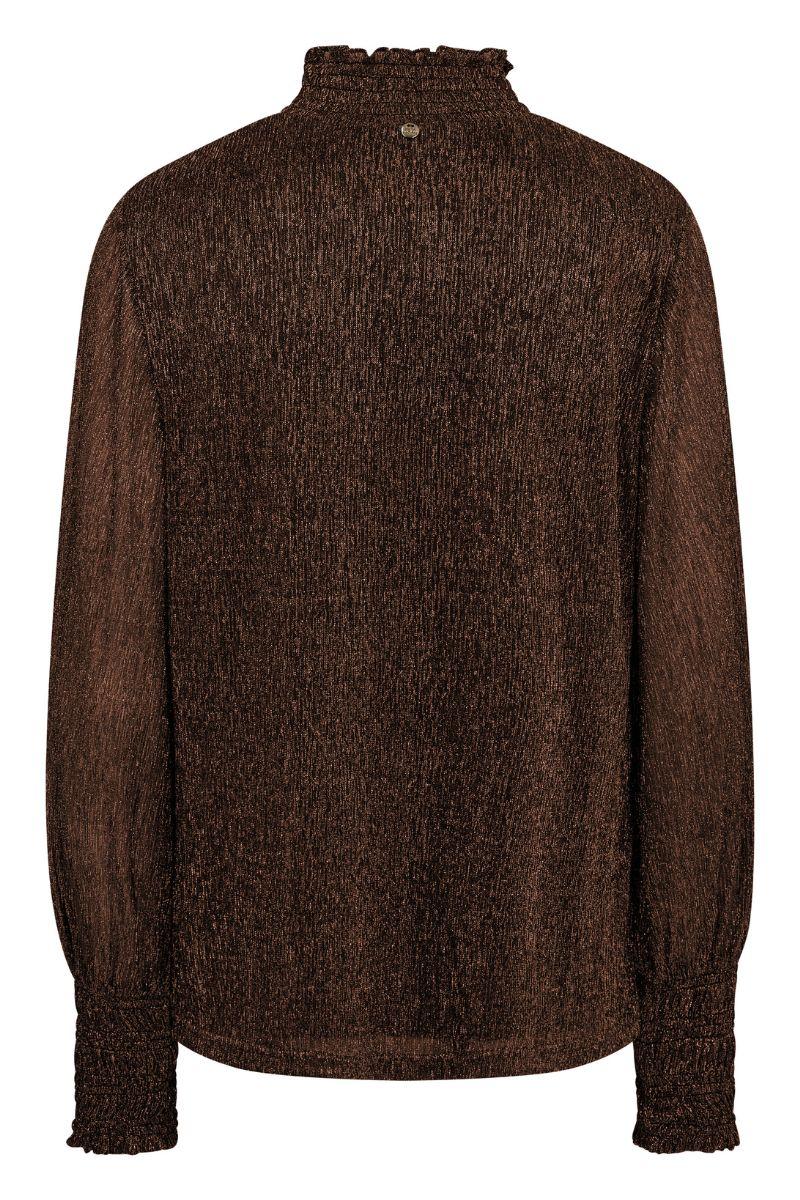 Ximena Glam LS blouse | Bracken | Bluse fra Mos Mosh - Image 2