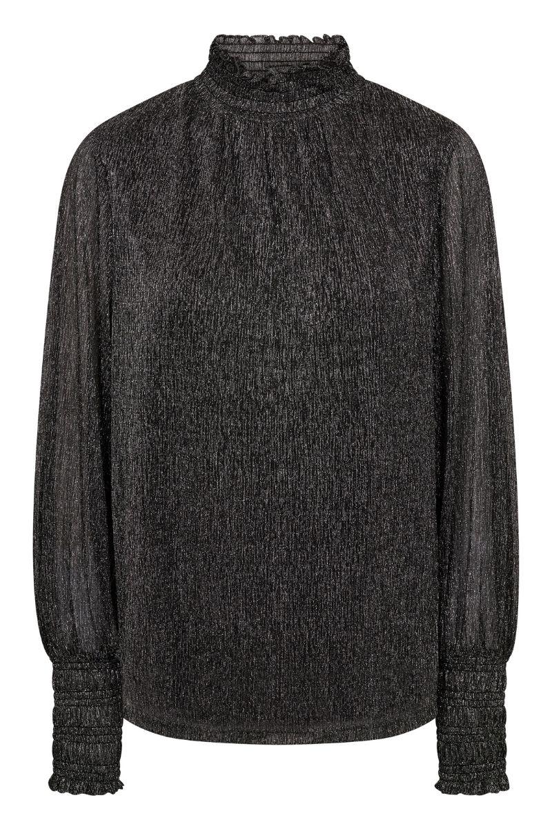 Ximena Glam LS blouse | Phantom | Bluse fra Mos Mosh - Image 2