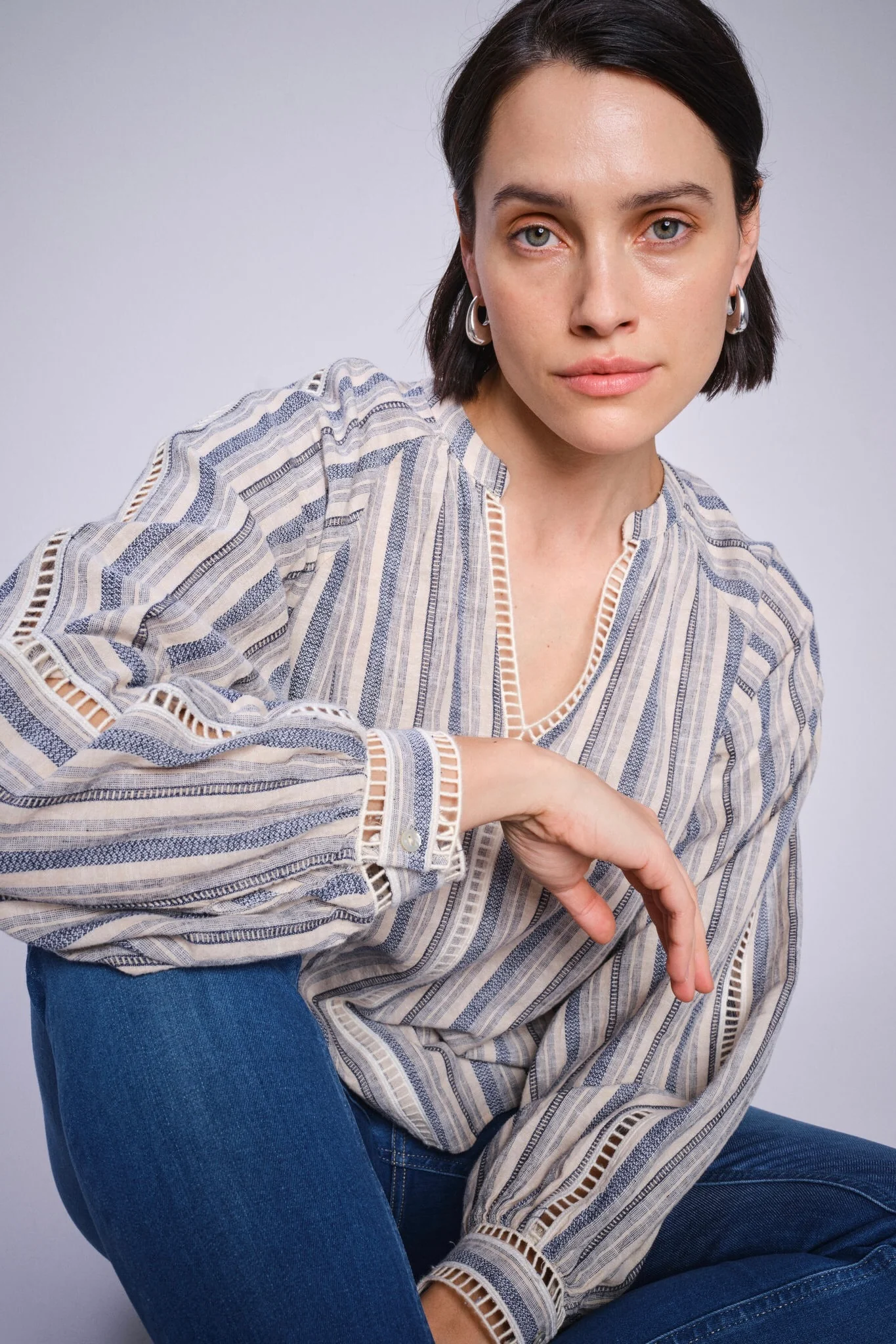 Zeina Linen Blouse | Spellbound | Bluse fra Mos Mosh