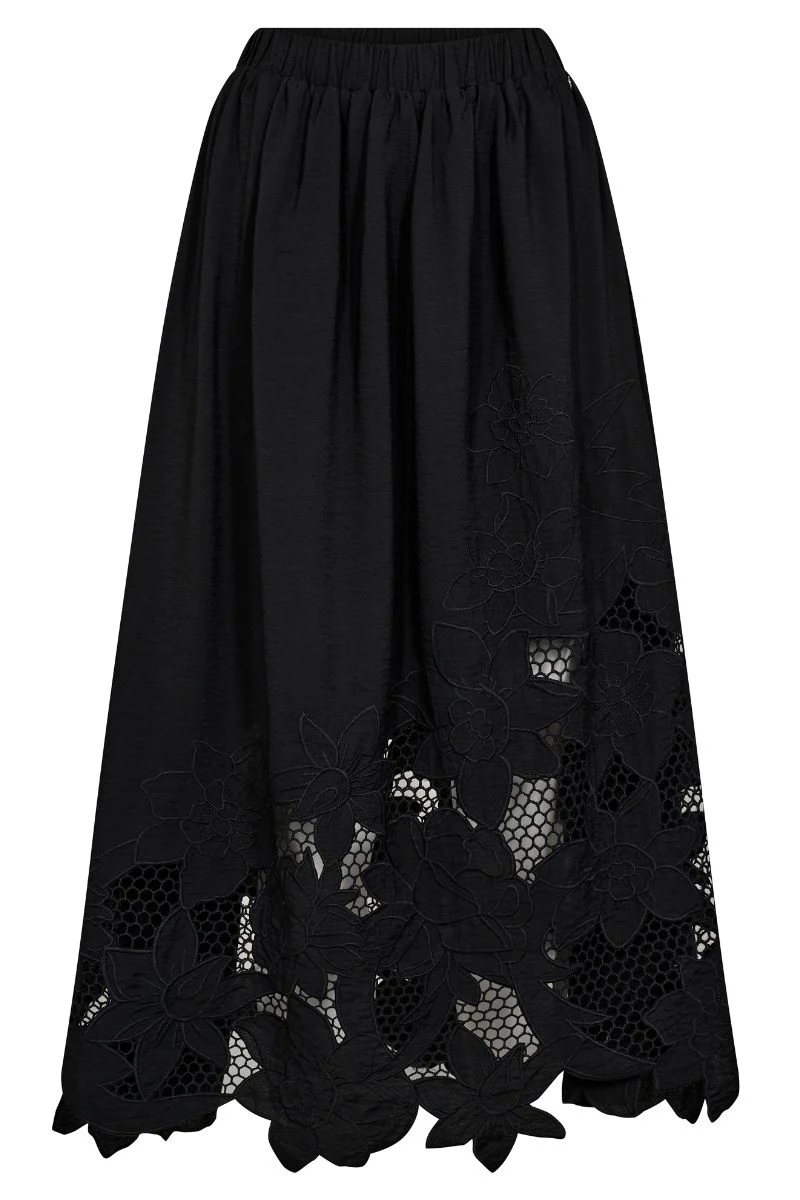 Zorai Brodie Skirt | Black | Nederdel fra Mos Mosh - Image 3