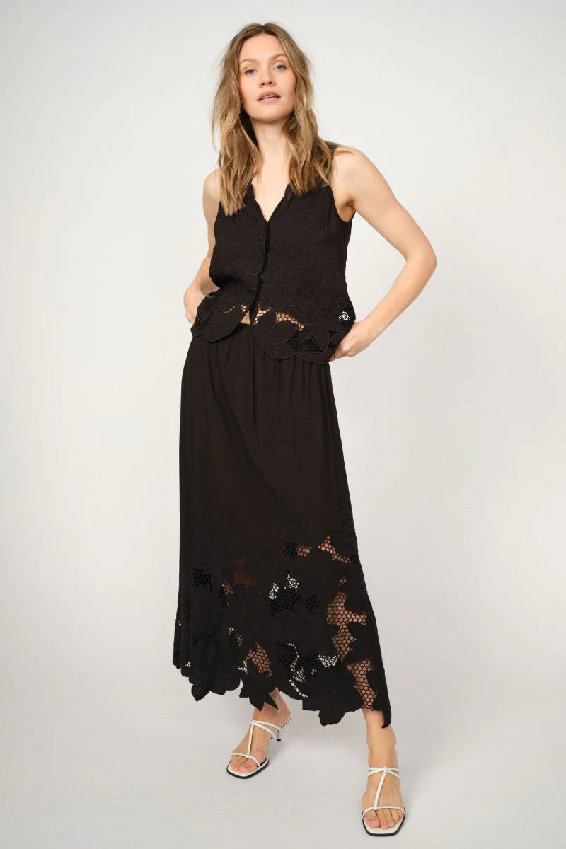 Zorai Brodie Skirt | Black | Nederdel fra Mos Mosh - Image 6