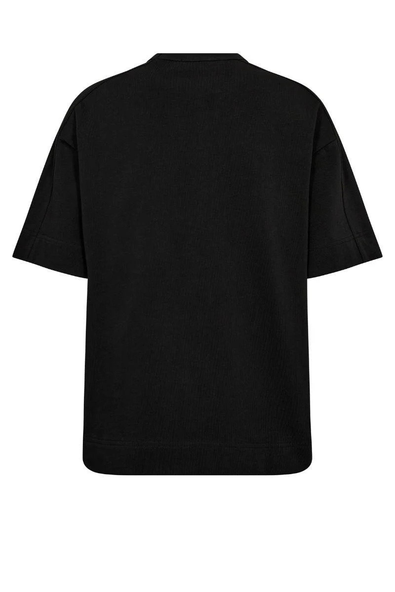Zori O-SS Tee | Black | T-shirt fra Mos Mosh - Image 4