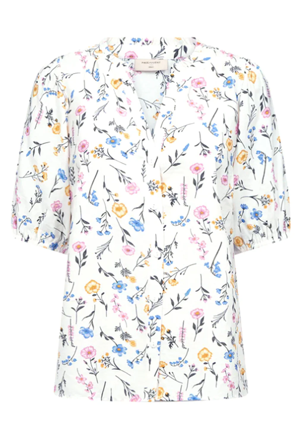 Molli Shirt 207740 | Star Off-White W. Golden Haze | Skjorte fra Freequent
