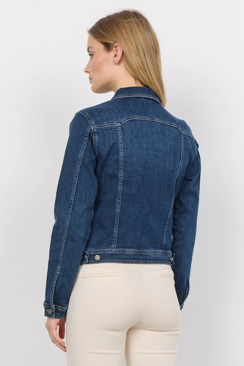 Molly Jacket | Dark Blue Denim | Jakke fra French Laundry - Image 9