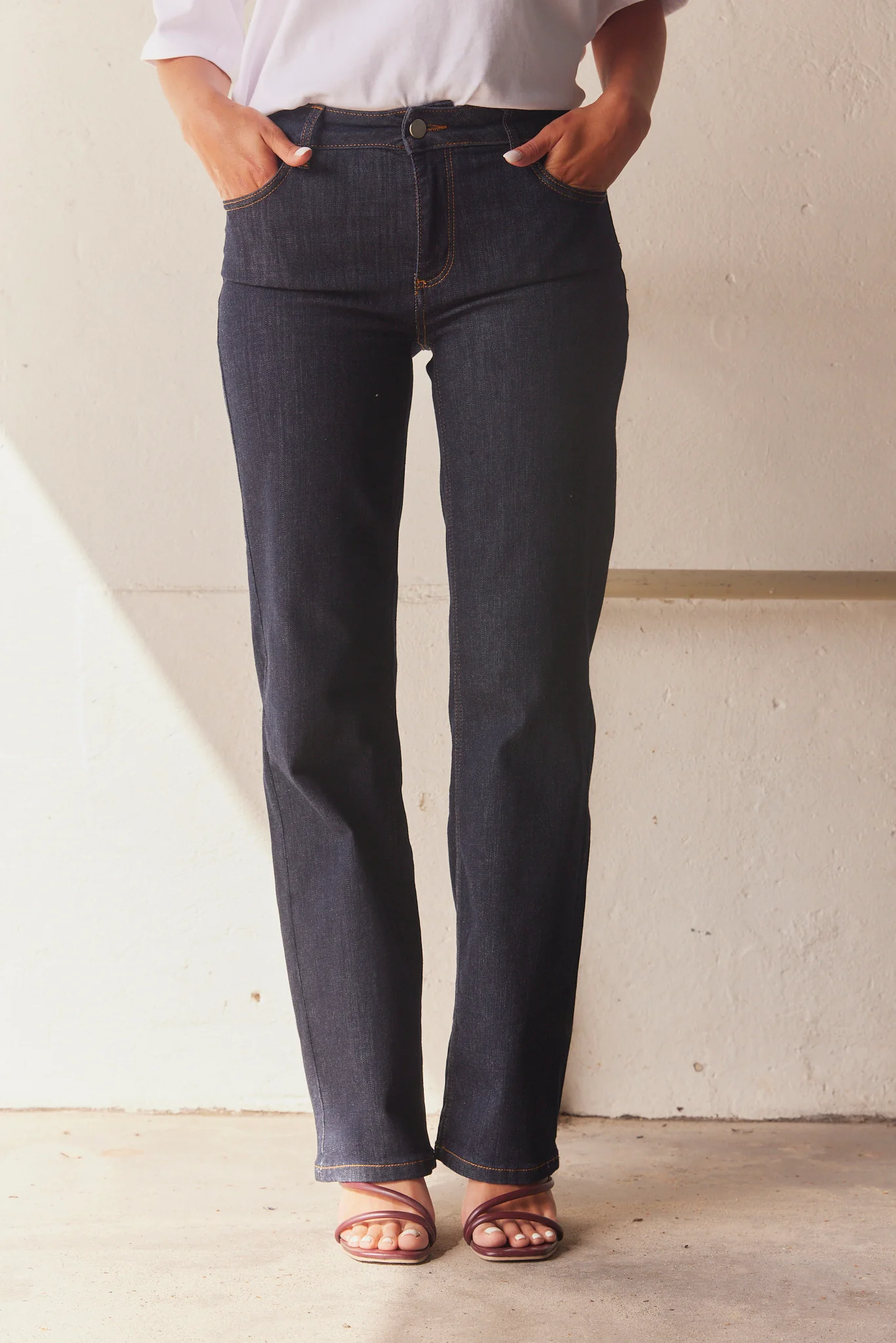 Molly Jeans | Raw Blue Denim | Jeans fra French Laundry - Image 3