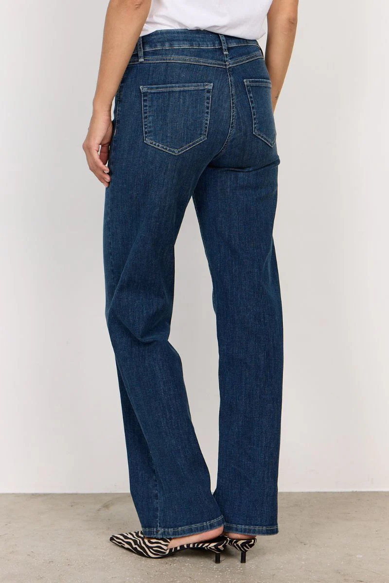 Molly Jeans | Dark Blue Denim | Jeans fra French Laundry - Image 11