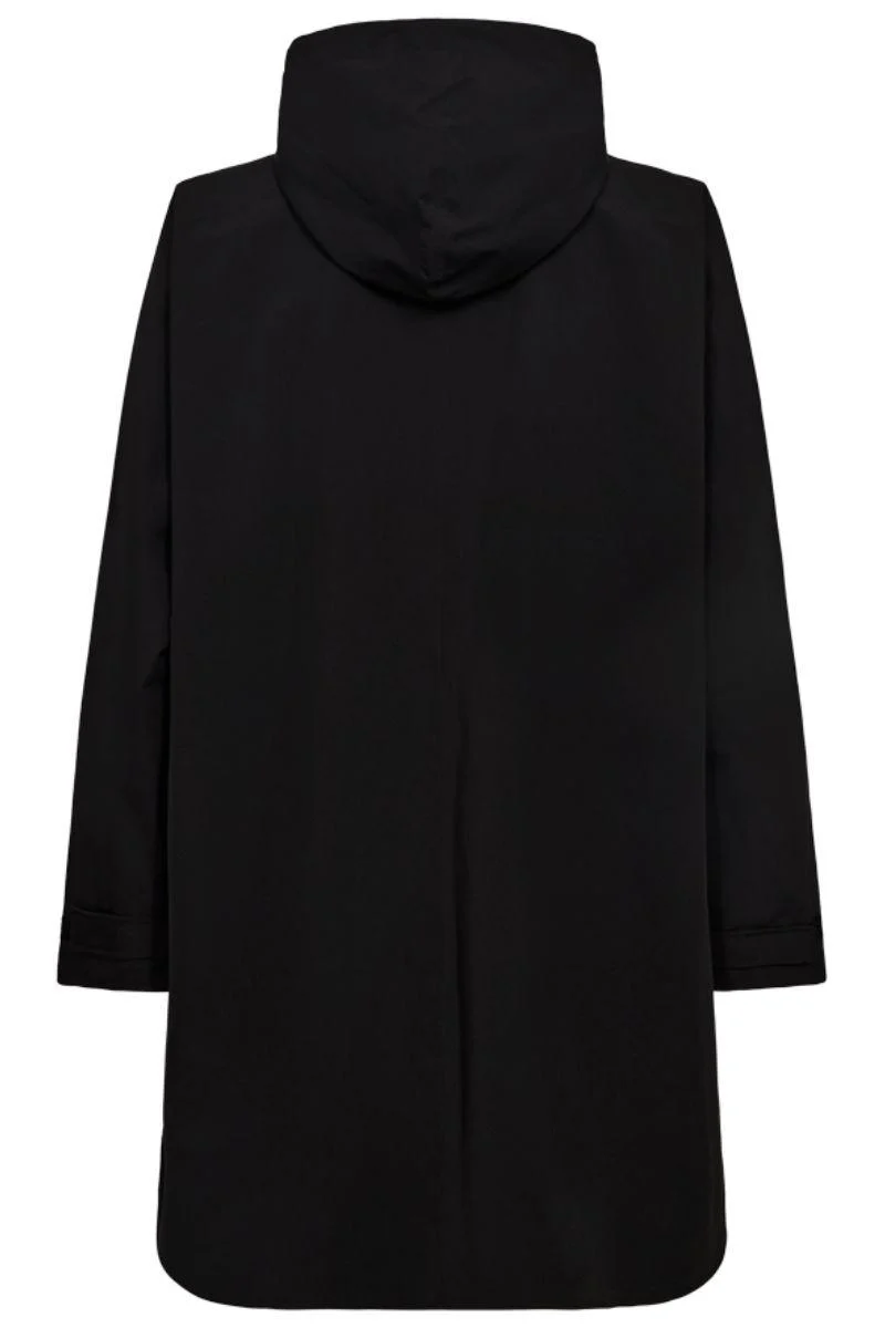 Mow Poncho 206743 | Black | Jakke fra Freequent - Image 2