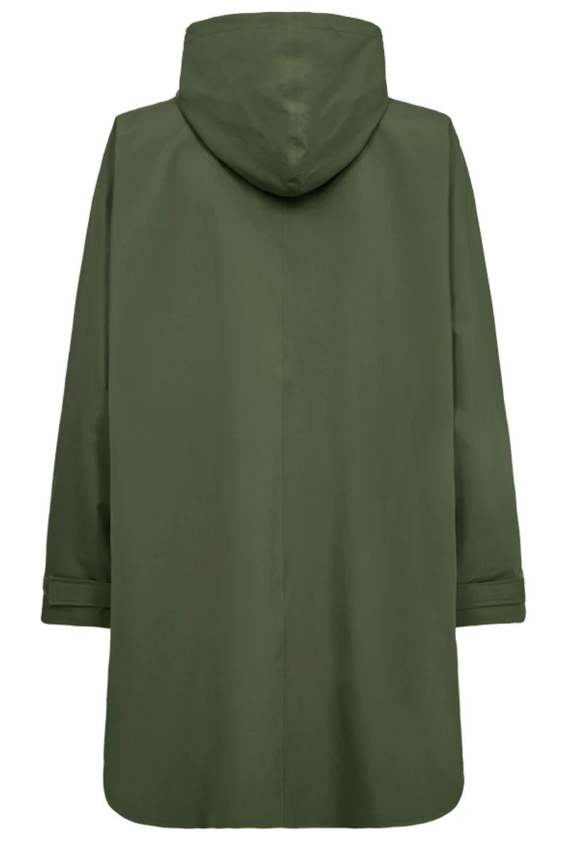 Mow Poncho 206743 | Deep Lichen Green | Jakke fra Freequent - Image 2
