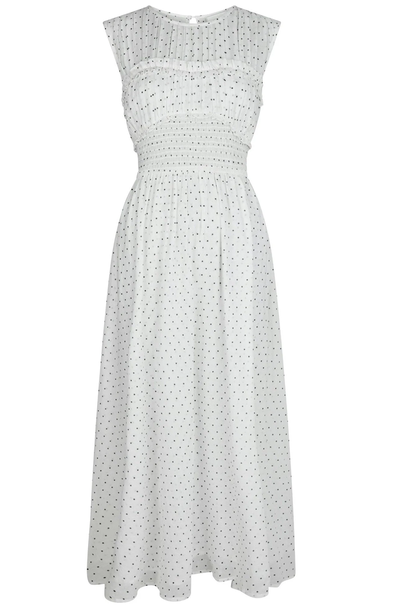 Myrna Dot Dress | White | Kjole fra Neo Noir - Image 2