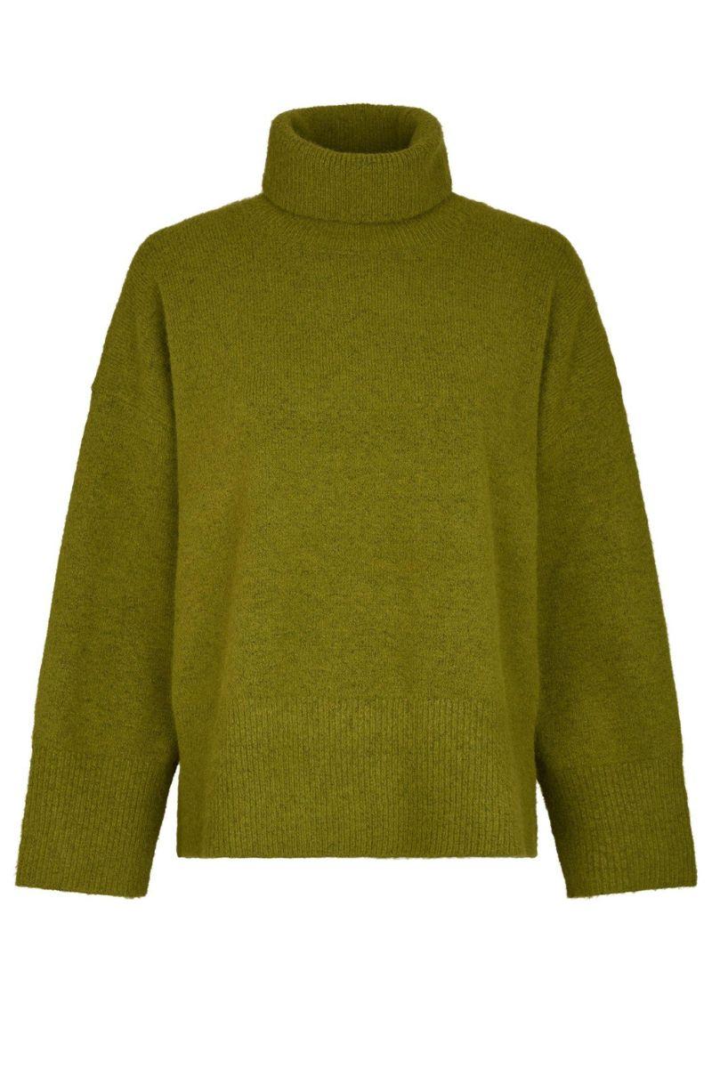 Naline Knit Blouse | Sage Green | Strik fra Neo Noir