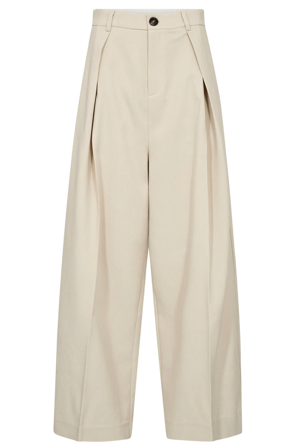 Nana Pleat LL Pant 31479 | Bone | Bukser fra Co'couture