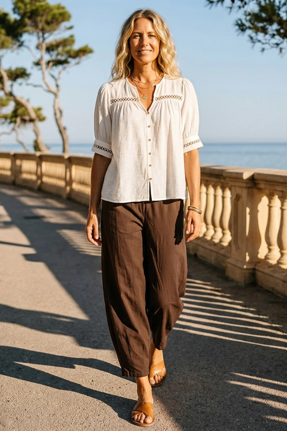 Nancy Blouse | White | Bluse fra Prepair - Image 5