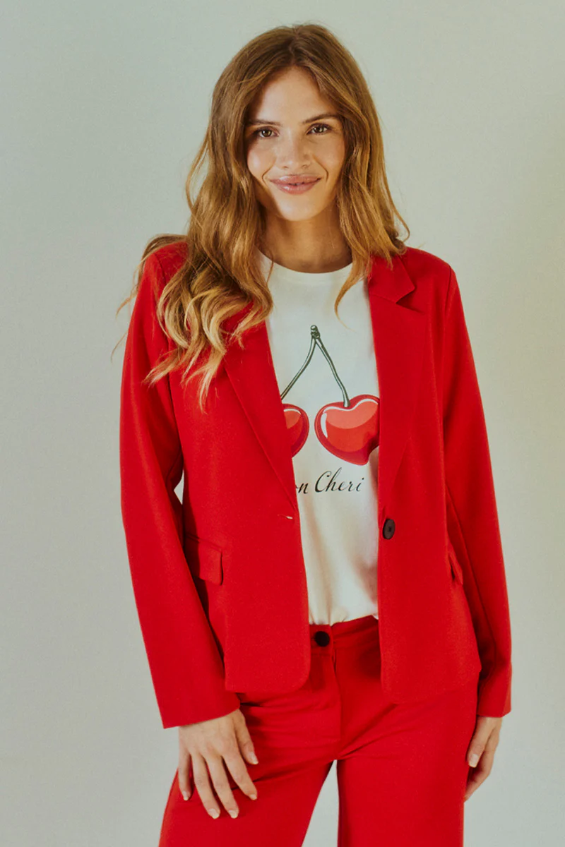 Nanni Jacket 207565 | True Red | Jakke fra Freequent - Image 4