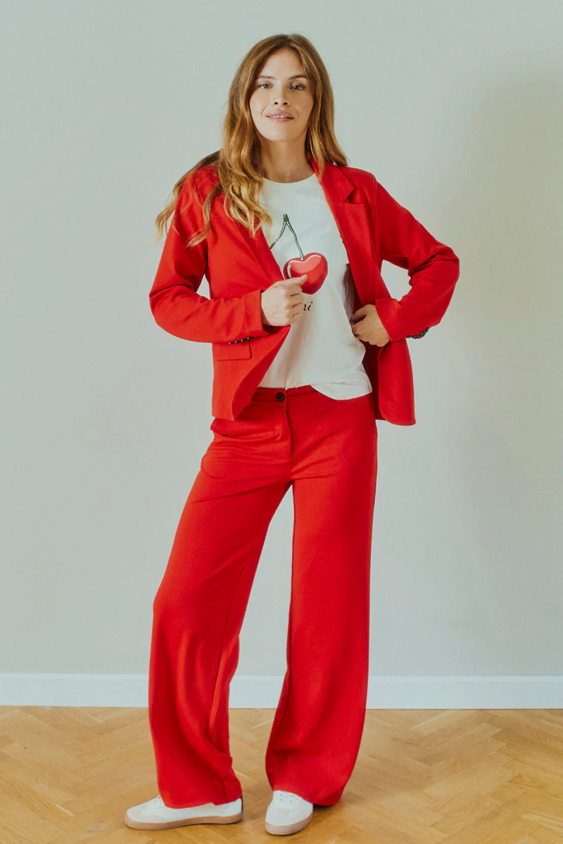 Nanni Pants 200632 | True Red | Bukser fra Freequent - Image 3