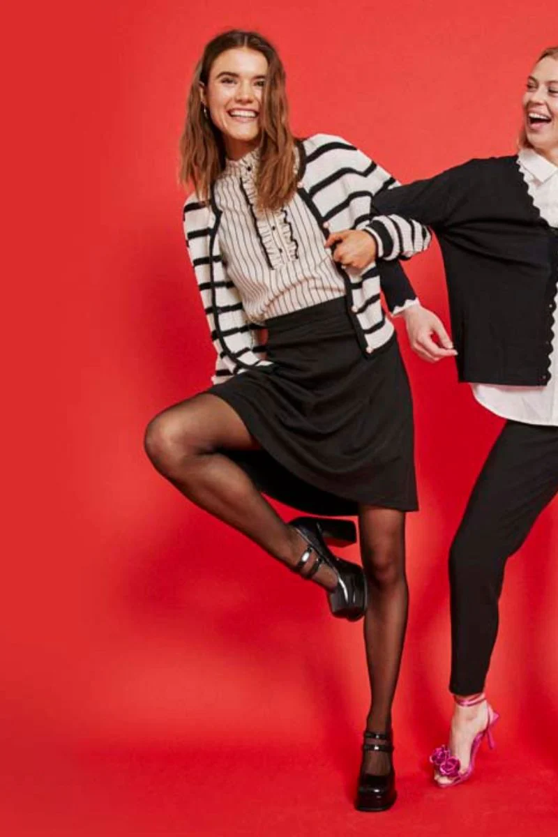 Nanni Skirt | Black | Nederdel fra Freequent - Image 7