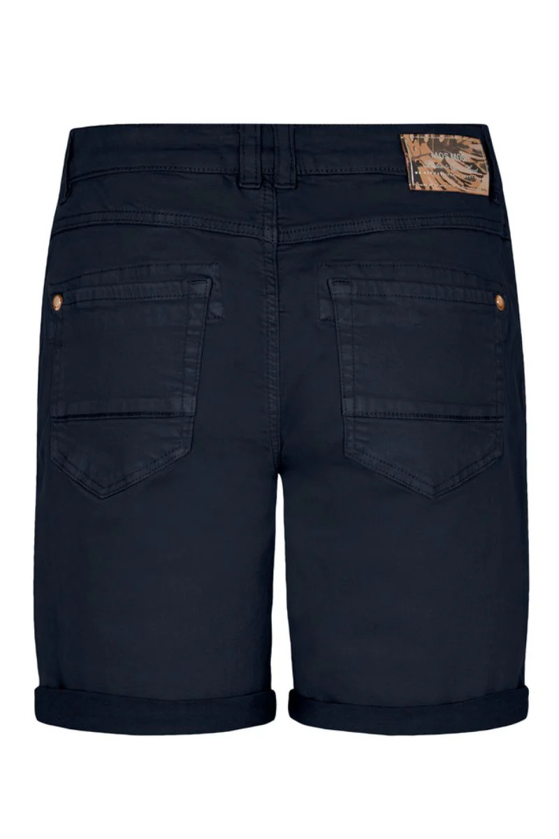 Naomi Pigment Shorts | Salute Navy | Shorts fra Mos Mosh - Image 2