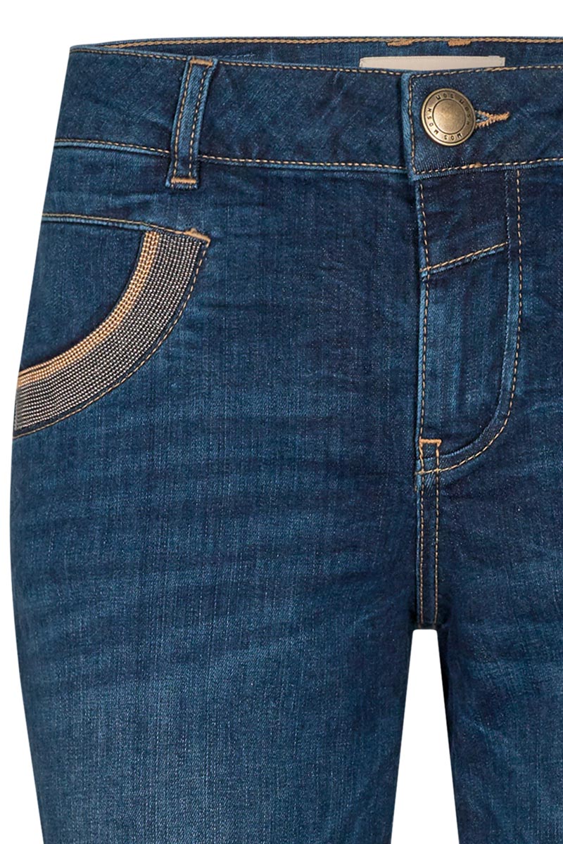 Naomi Shade Blue Jeans | Blue | Jeans fra Mos Mosh - Image 8