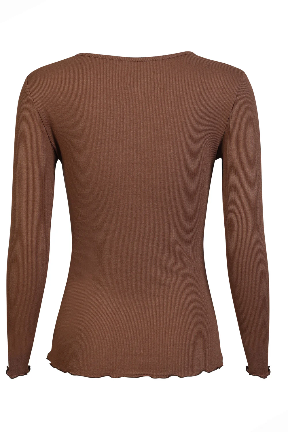 Natalia Ls Round Neck Blouse | Brown | Bluse fra Liberté - Image 3