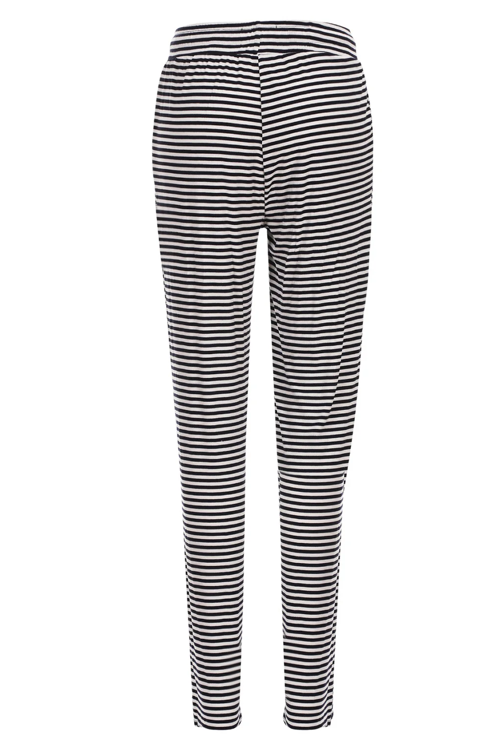 Natalia Straight Pants | Navy Creme Small Stripe | Bukser fra Liberté - Image 3