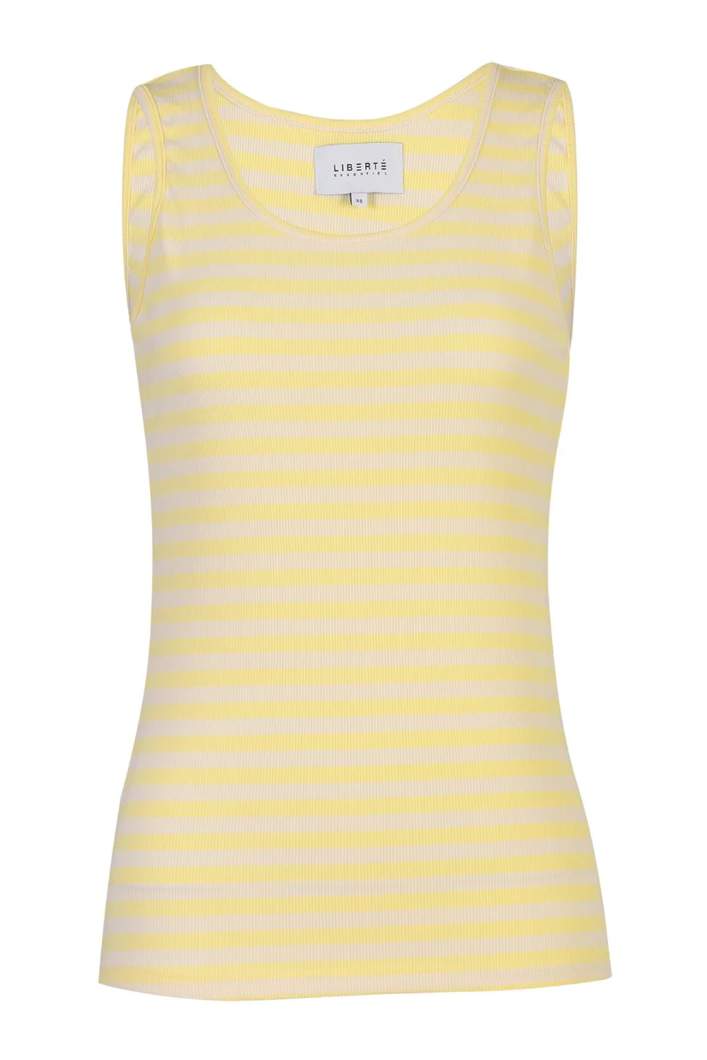 Natalia Tank Top | Yellow Creme Stripe