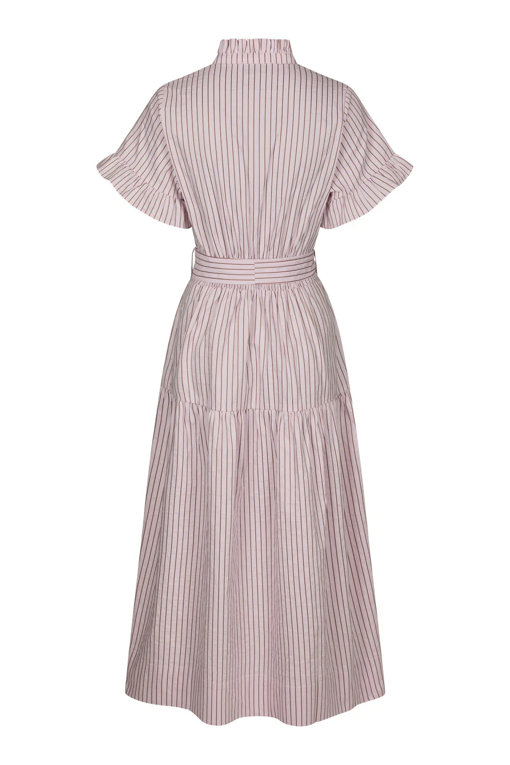 Nessie Structure Stripe Dress | Light pink | Kjole fra Neo Noir - Image 2