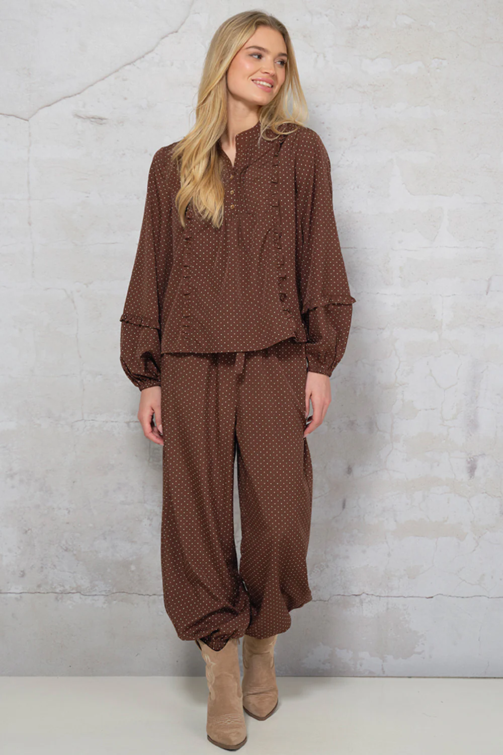 Nikki Pants 2905 | Brown | Bukser fra Prepair - Image 2