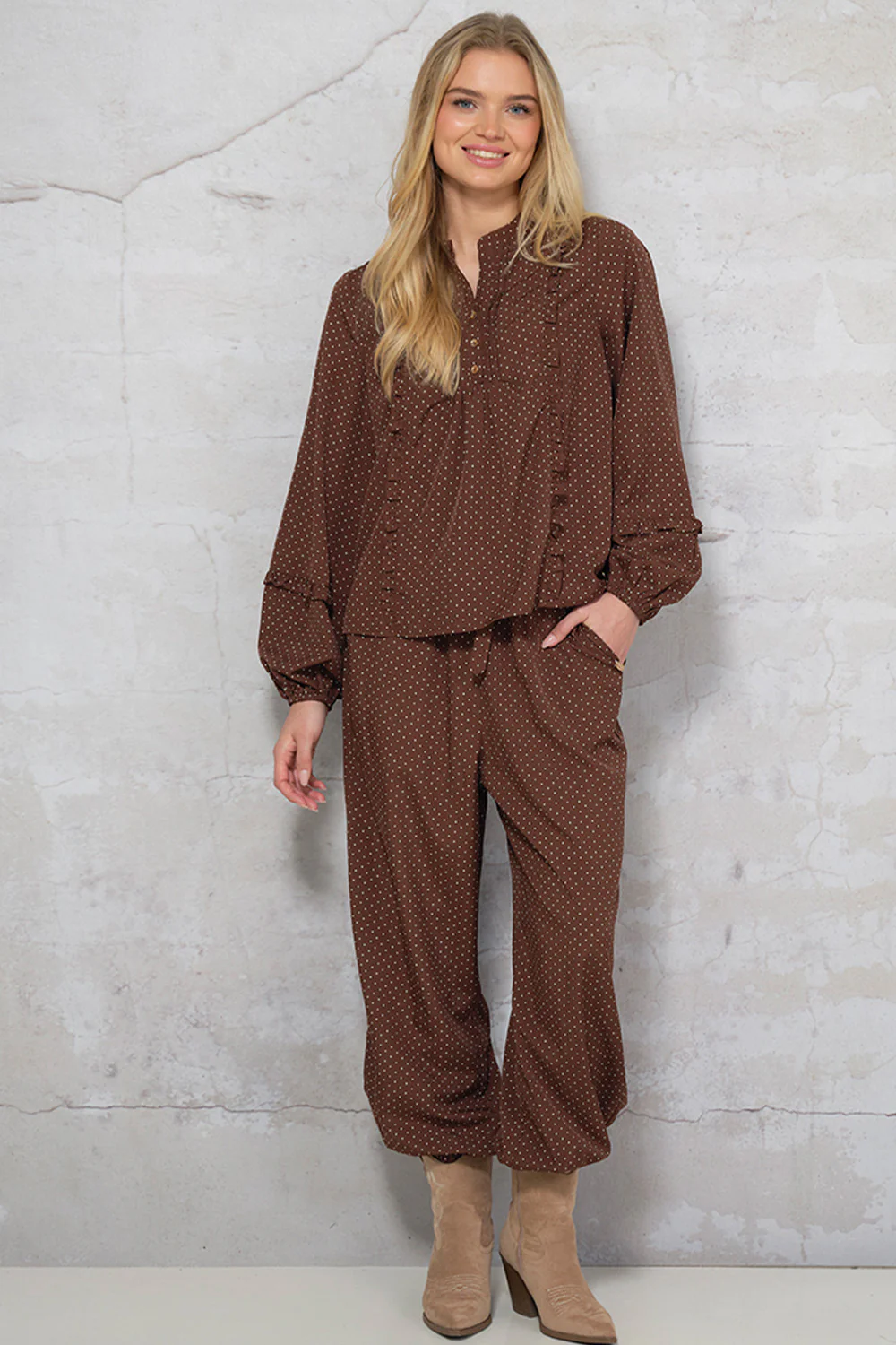 Nikki Pants 2905 | Brown | Bukser fra Prepair - Image 4