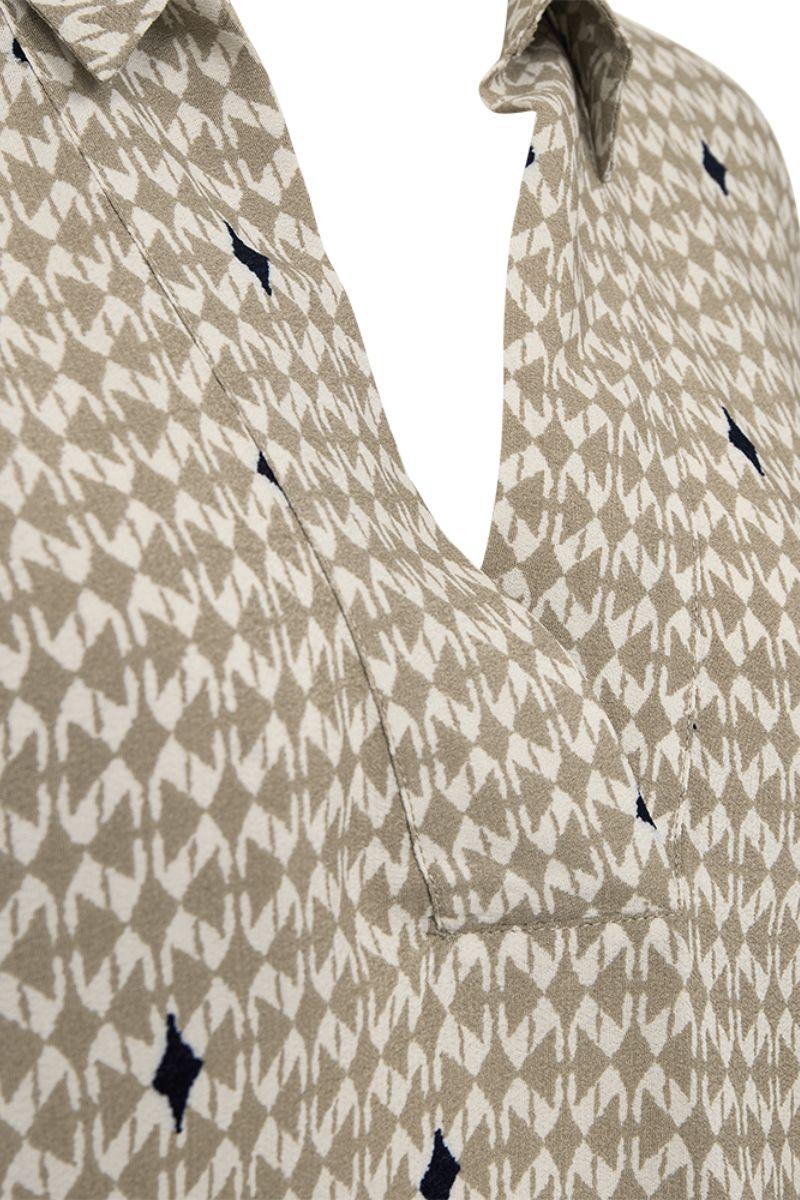 Nisa Blouse 207543 | Silver Mink W. Moonbeam | Bluse fra Freequent - Image 4
