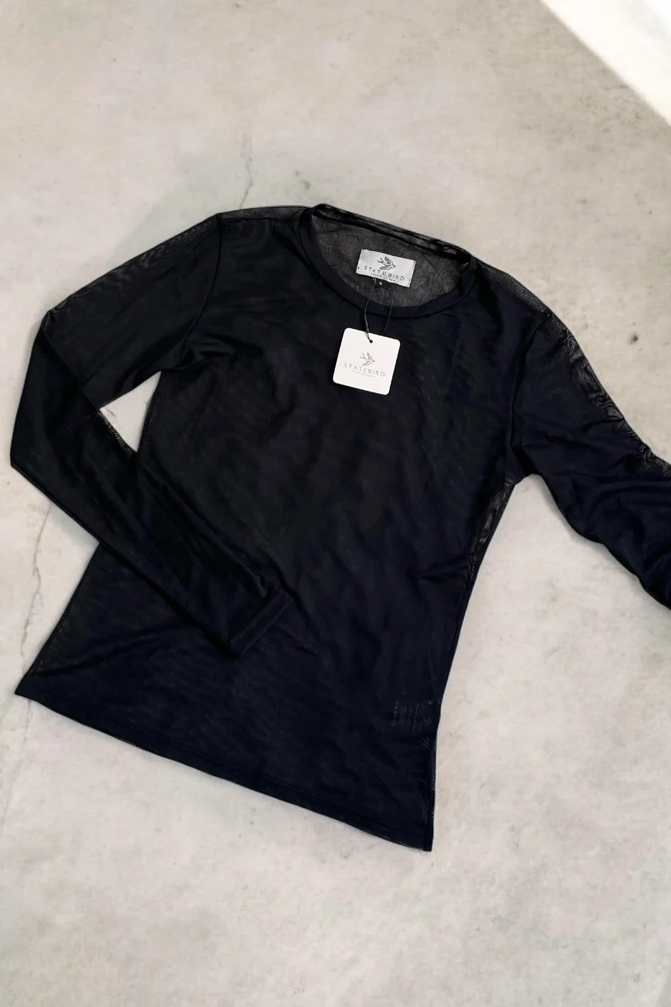 Nola Mesh | Black | Mesh bluse fra Statebird - Image 10