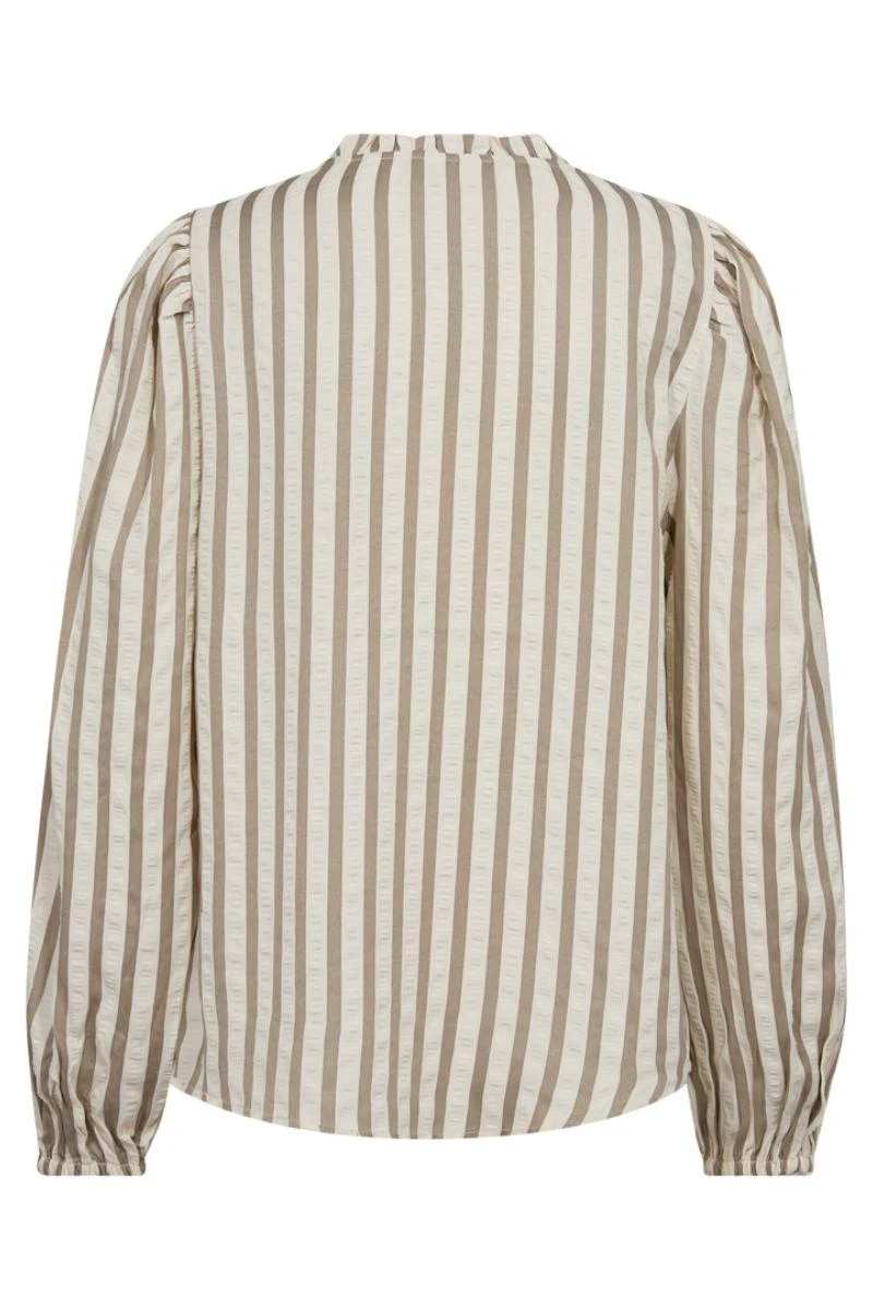 Noto Blouse 204913 | Star Off-White W. Desert Taupe | Bluse fra Freequent - Image 2