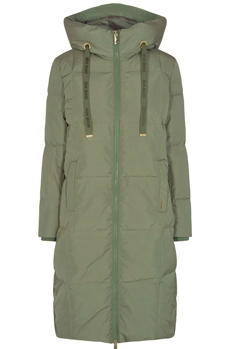 Nova Square Down Coat | Tea | Frakke fra Mos Mosh - Image 6