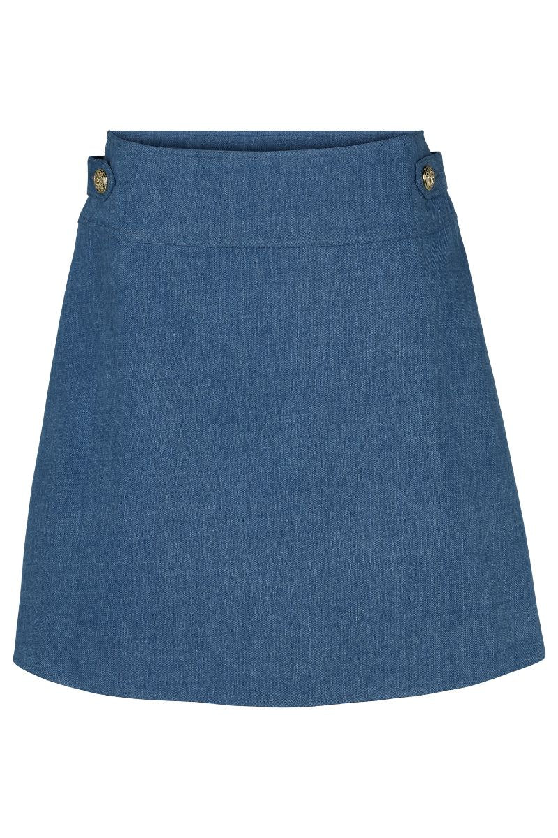 Olivia Skirt 2777 | Blue | Nederdel fra Prepair - Image 2