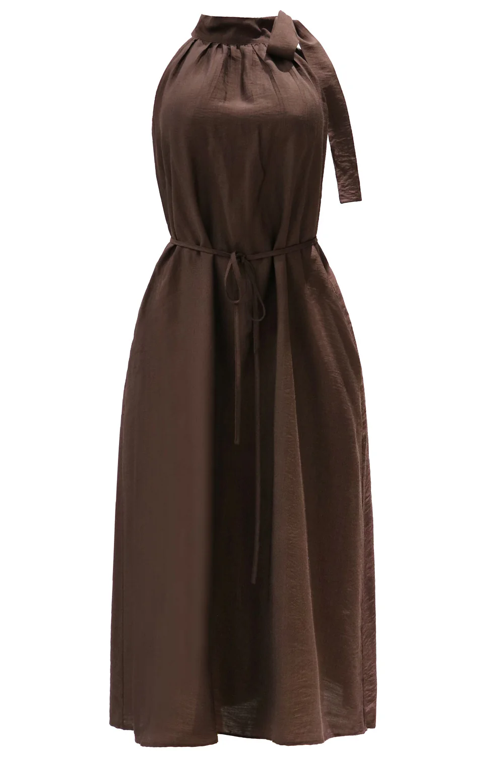 Otelia Dress | Dark Brown - Image 3