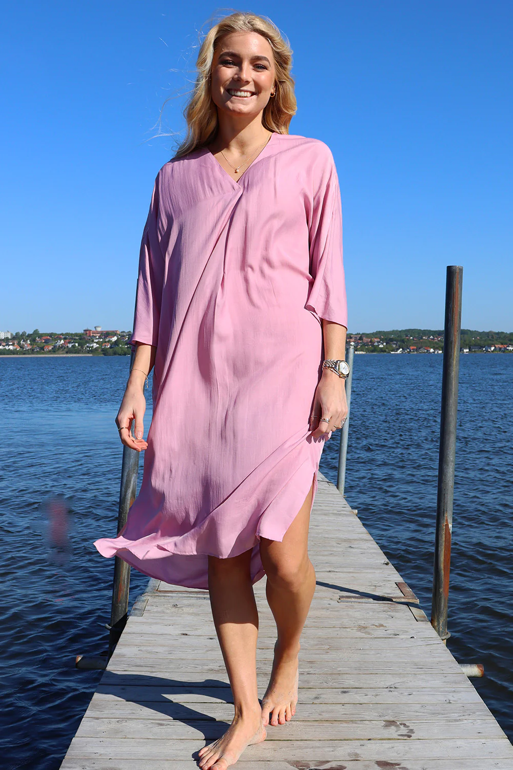 Otine Ls Tunic | Rosa | Kjole fra Liberté