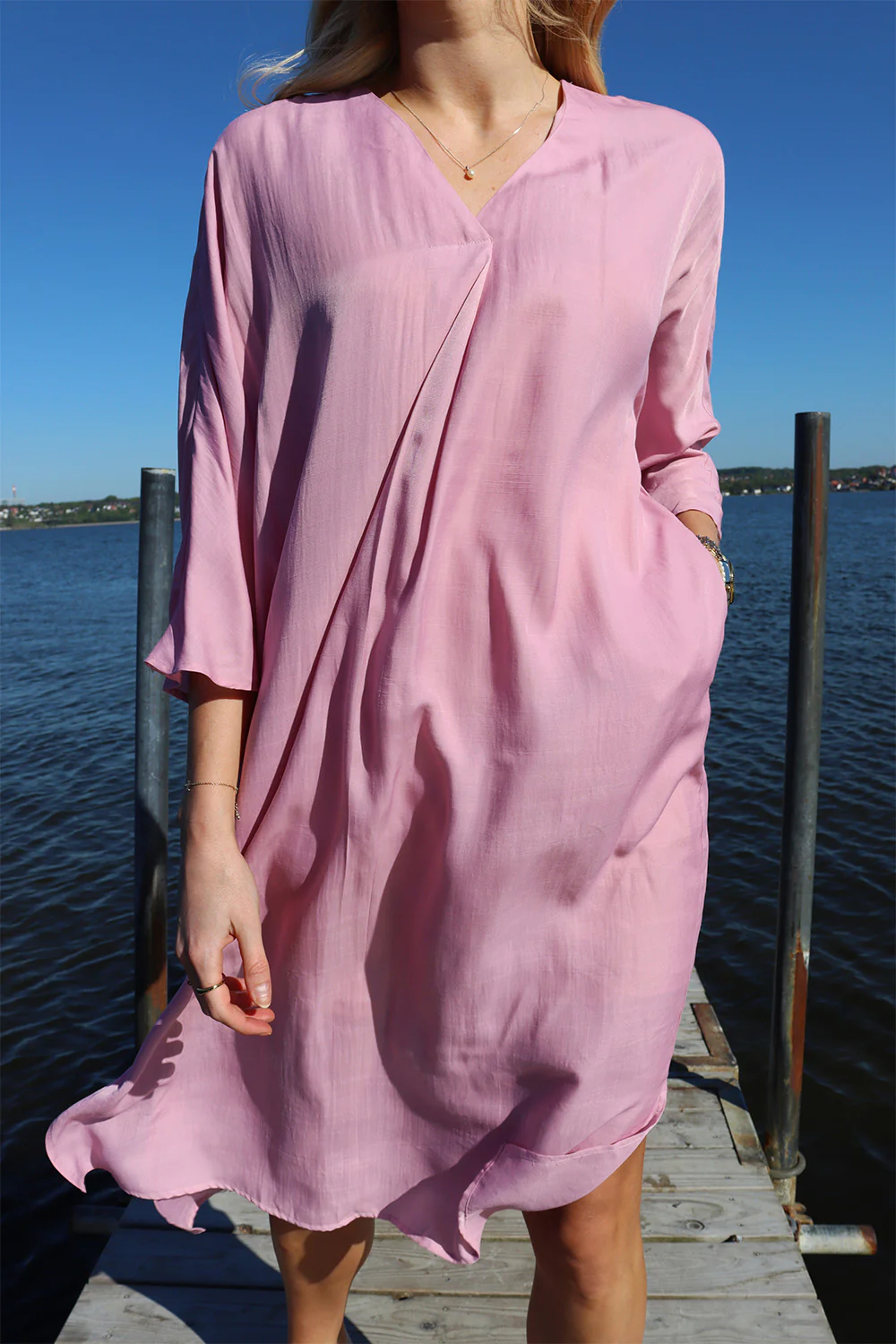 Otine Ls Tunic | Rosa | Kjole fra Liberté - Image 2