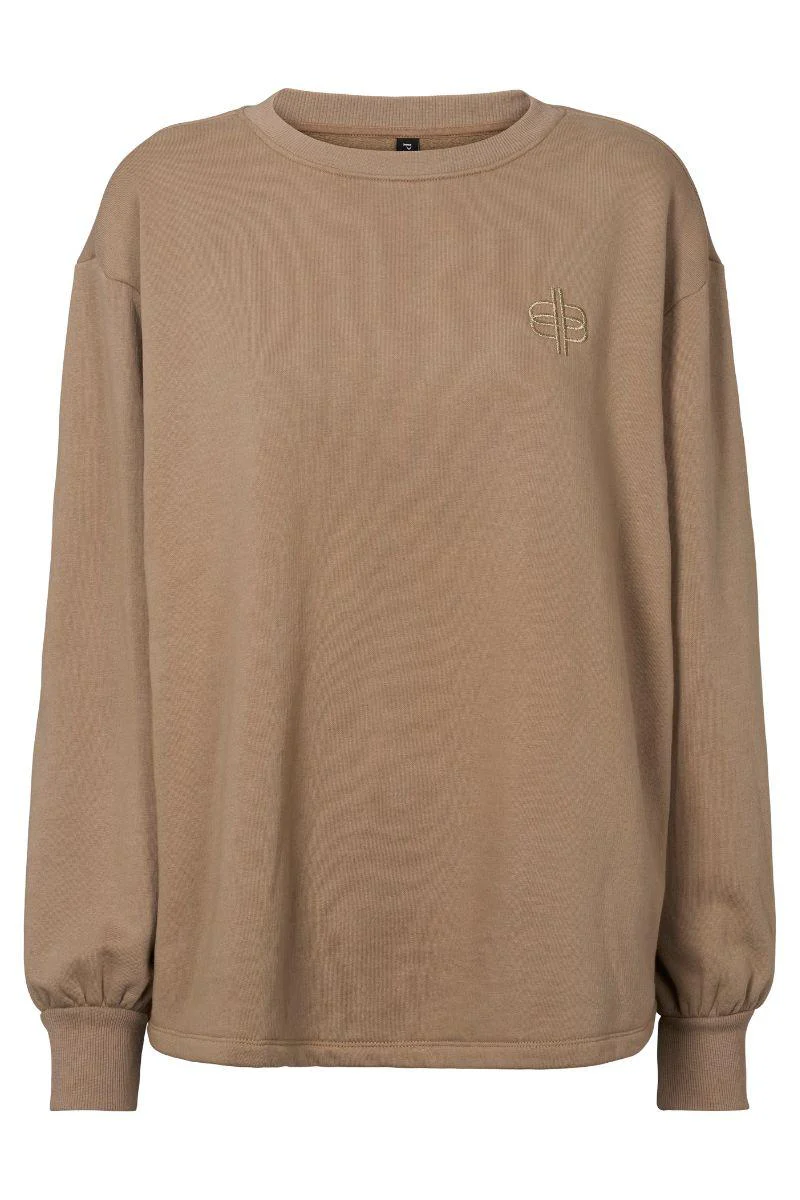Patricia Sweatshirt 2765 | Sand | Sweatshirt fra Prepair - Image 2