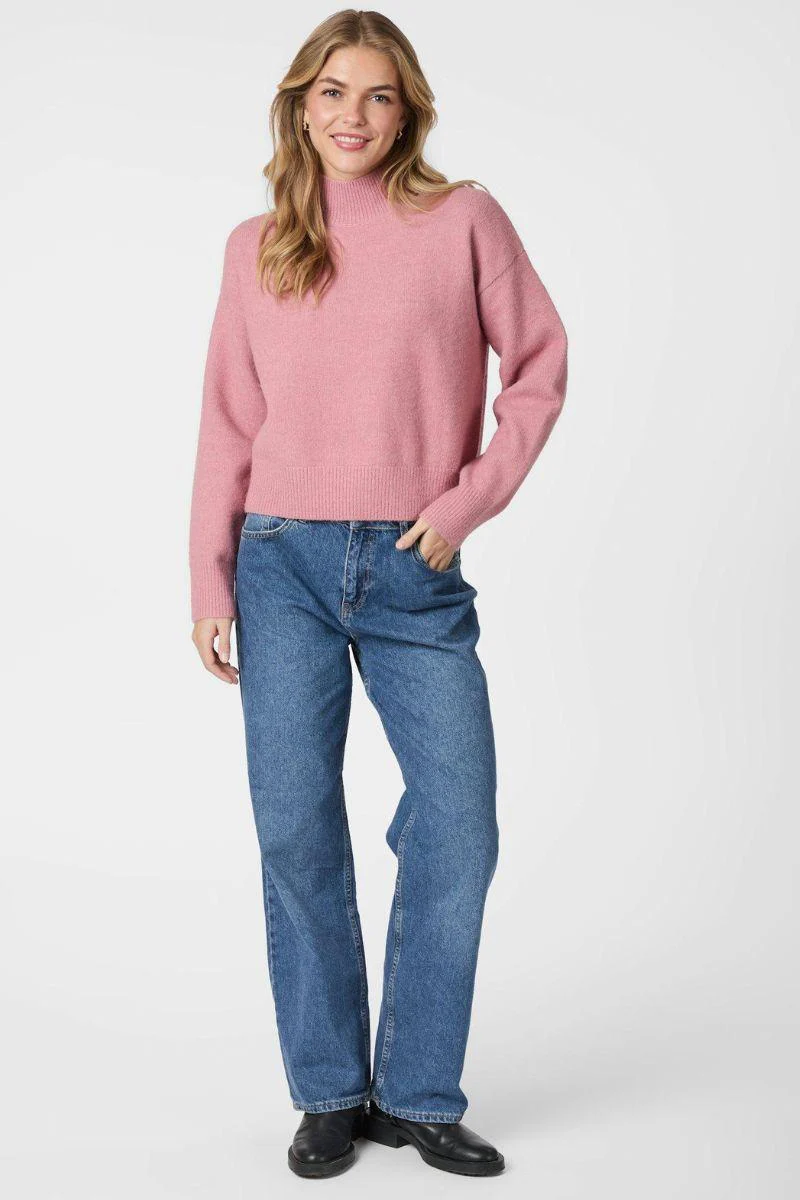 Paulina Knit Blouse | Rose | Strik fra Neo Noir - Image 6