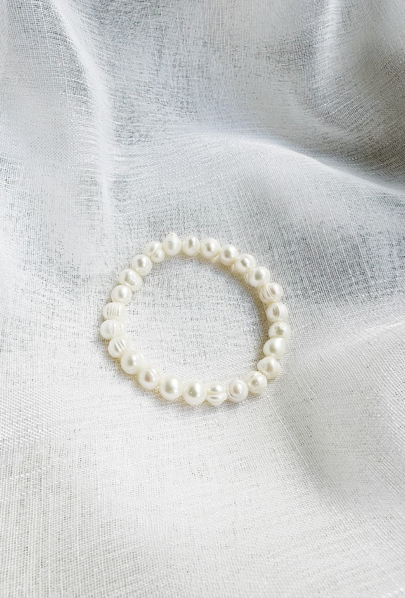 Perle armbånd | White | Armbånd fra Coi - Image 2