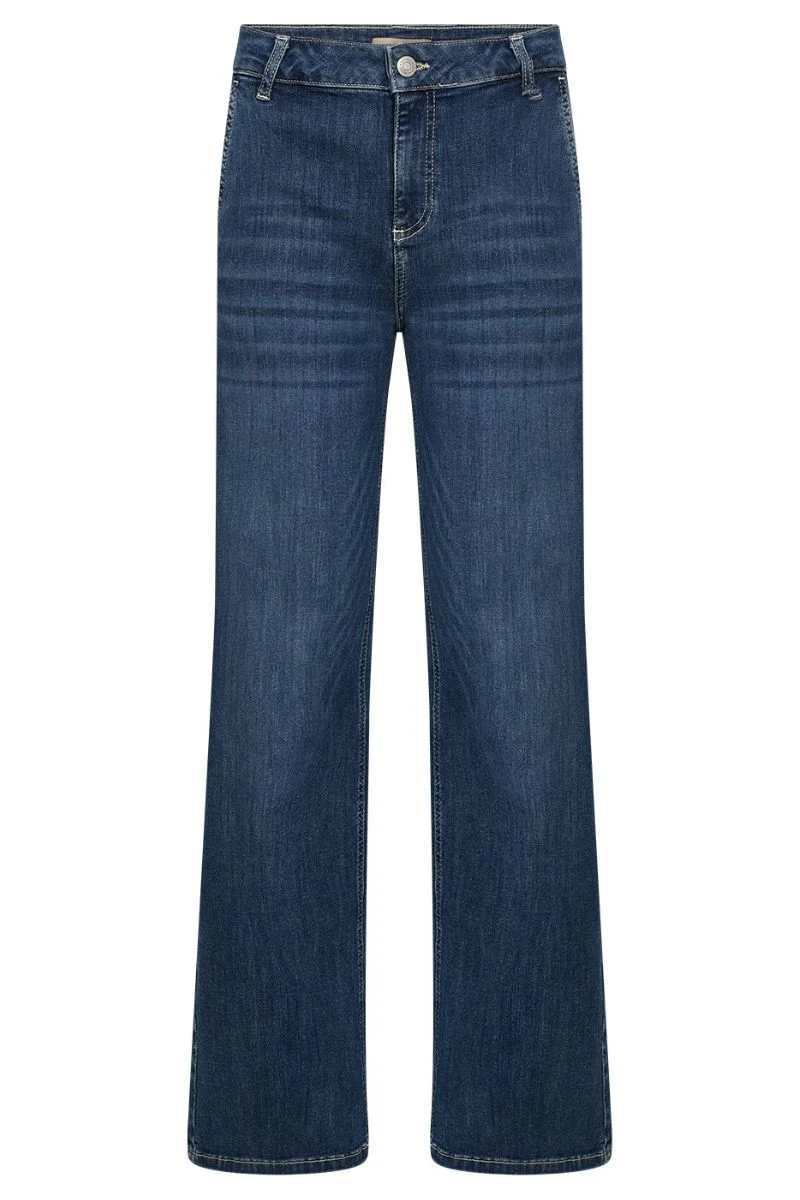 Nora Jeans | Dark Blue Denim | Jeans fra French Laundry - Image 2