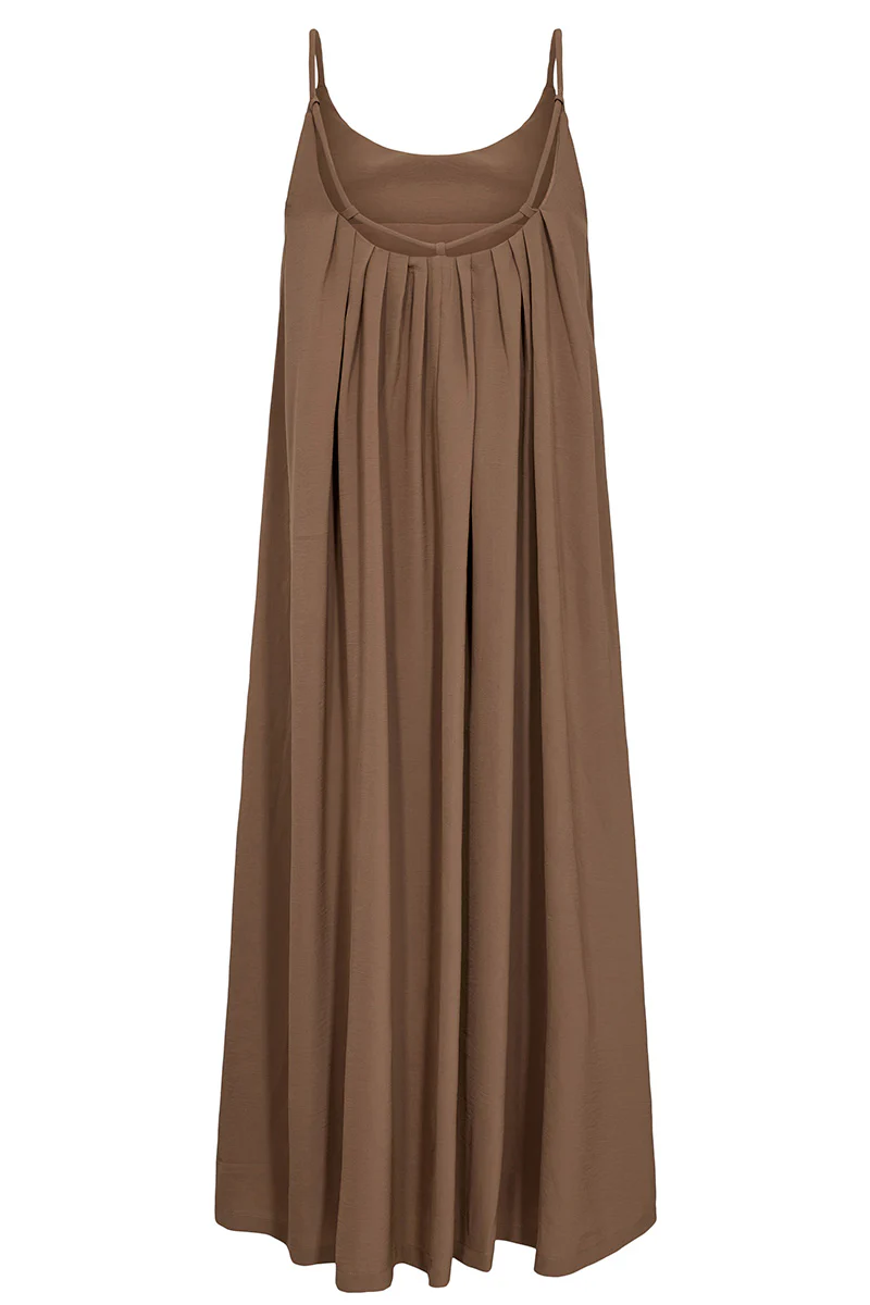 Pilu Strap Dress | Light Brown | Kjole fra Liberté - Image 4