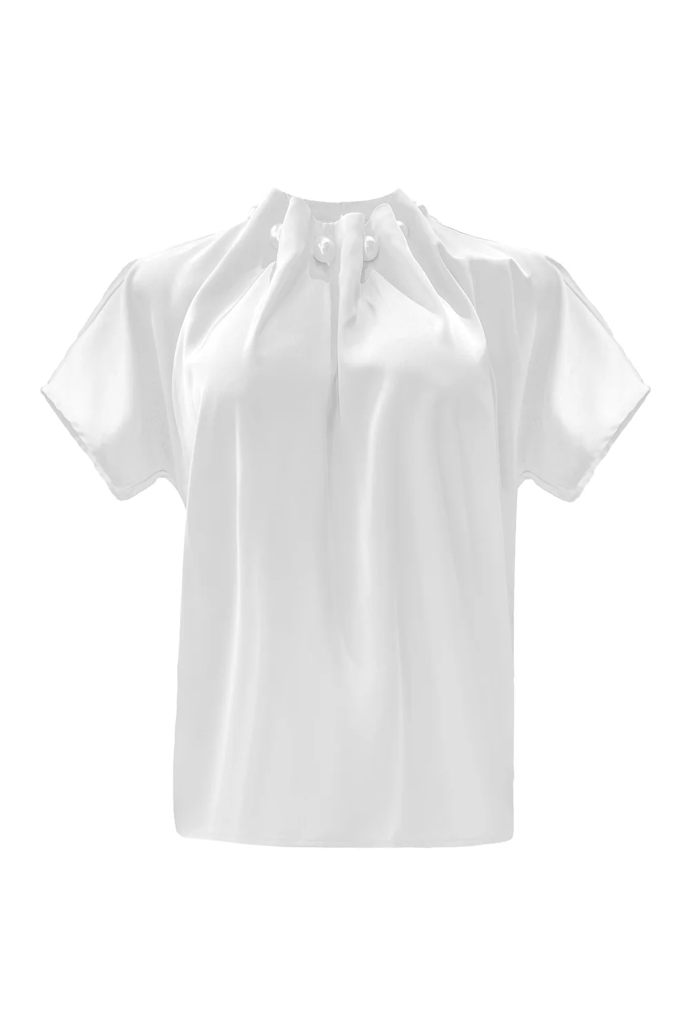 Pip Ss Pearl Blouse | Offwhite | Bluse fra Liberté - Image 3