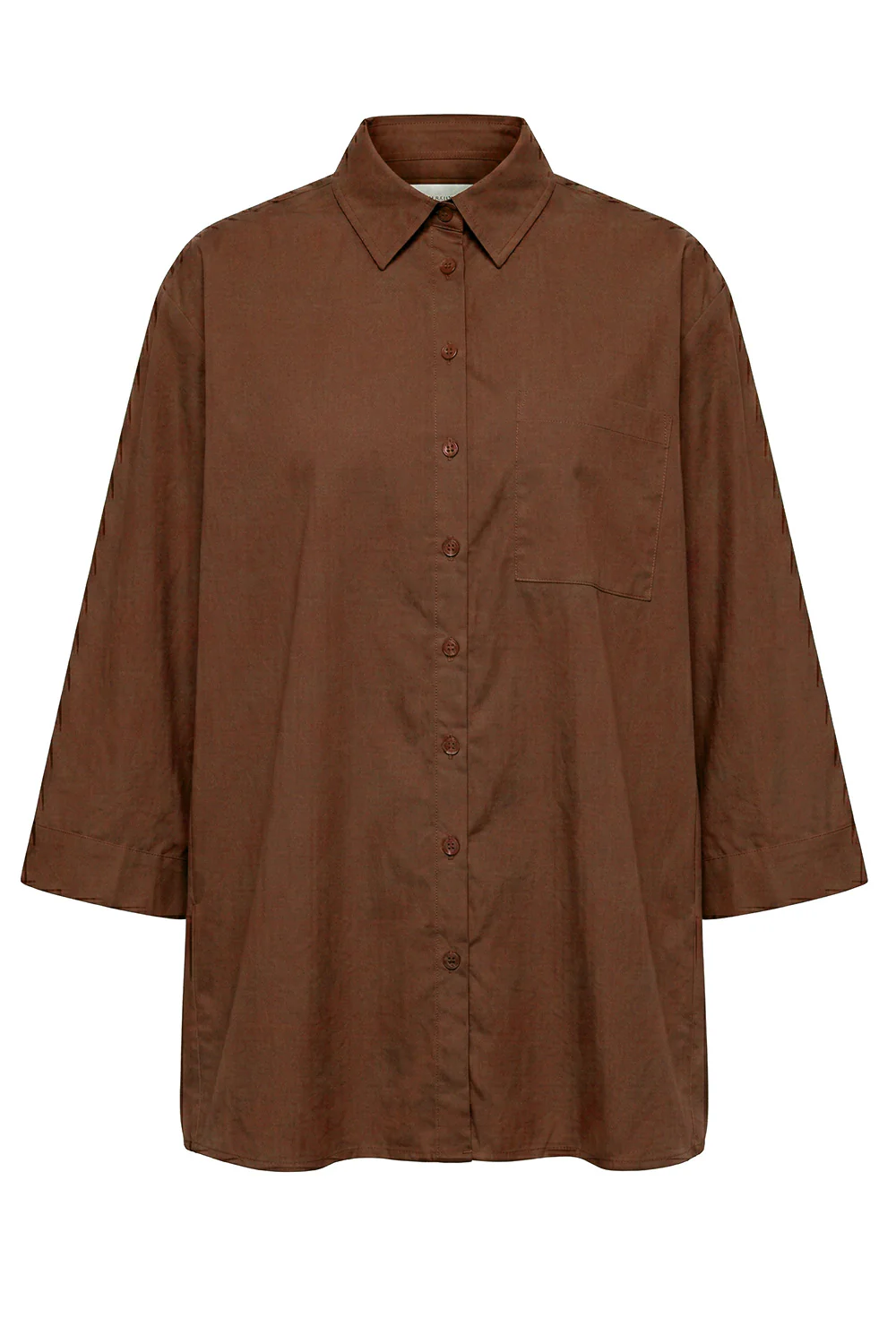 Polly Cotton Shirt | Brown | Skjorte fra Atelier C - Image 2