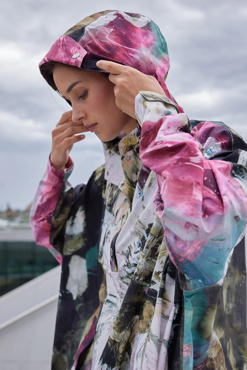Rain Poncho Rain221Spp | Regnfrakke fra Ilse Jacobsen - Image 3