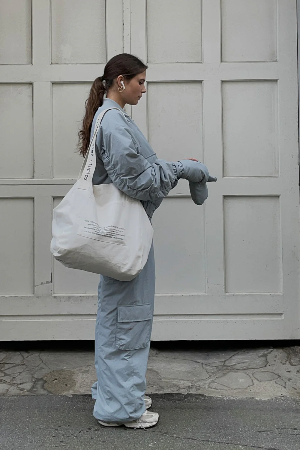 Poppy Padded Trousers | Quarry | Bukser fra Esmé studio - Image 4