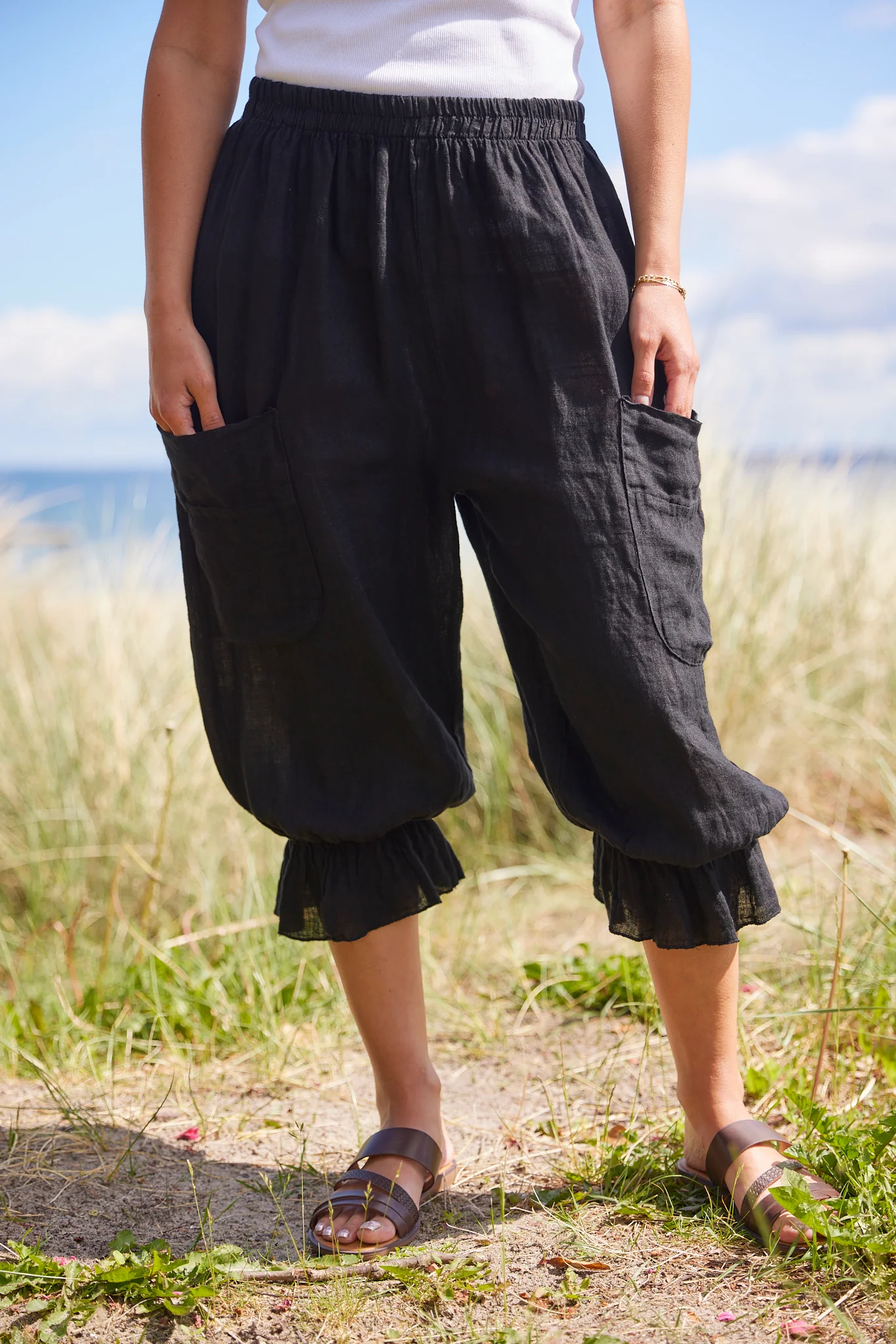 Poppy Pants | Black | Bukser fra Avery