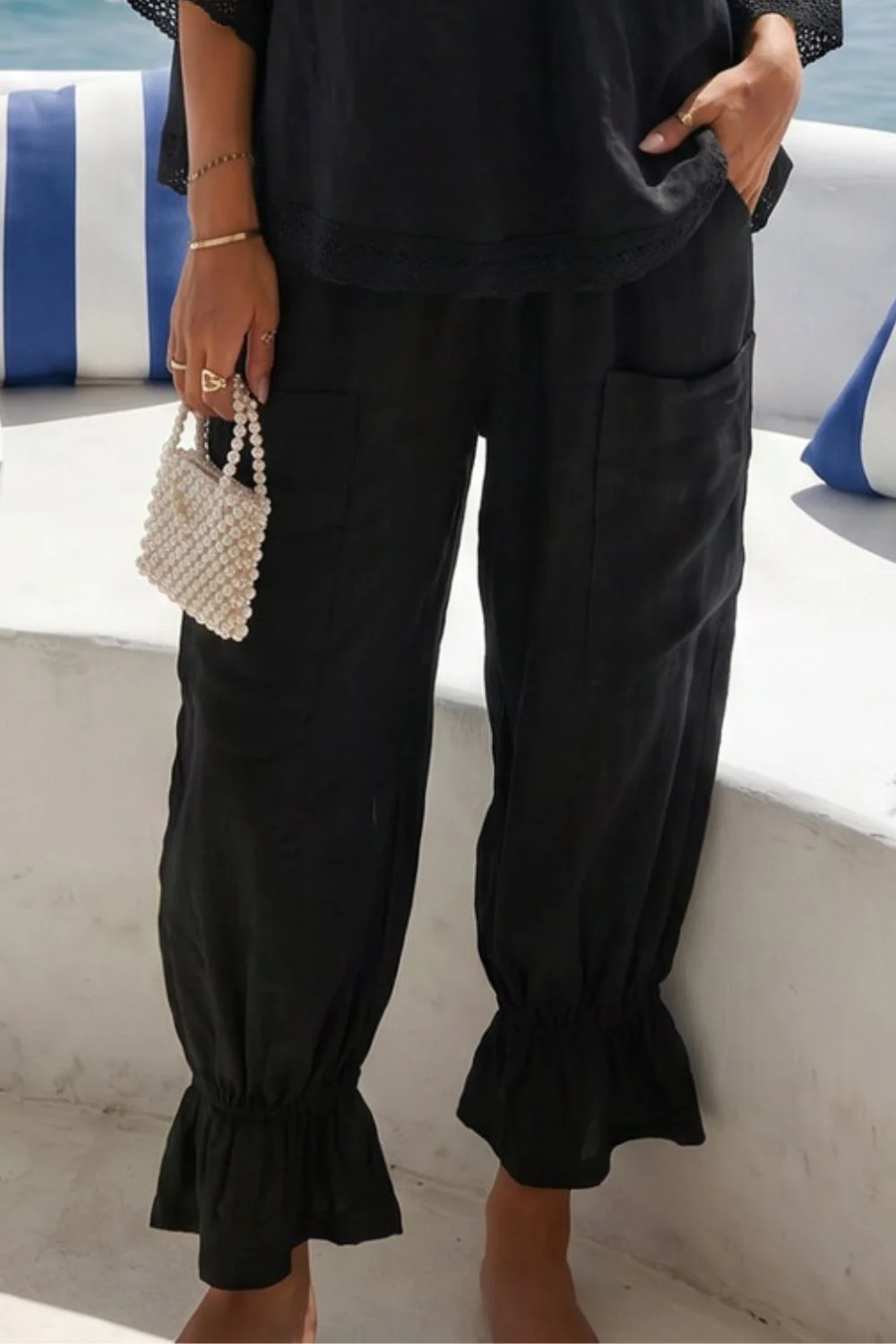 Poppy Pants | Black | Bukser fra Avery - Image 5