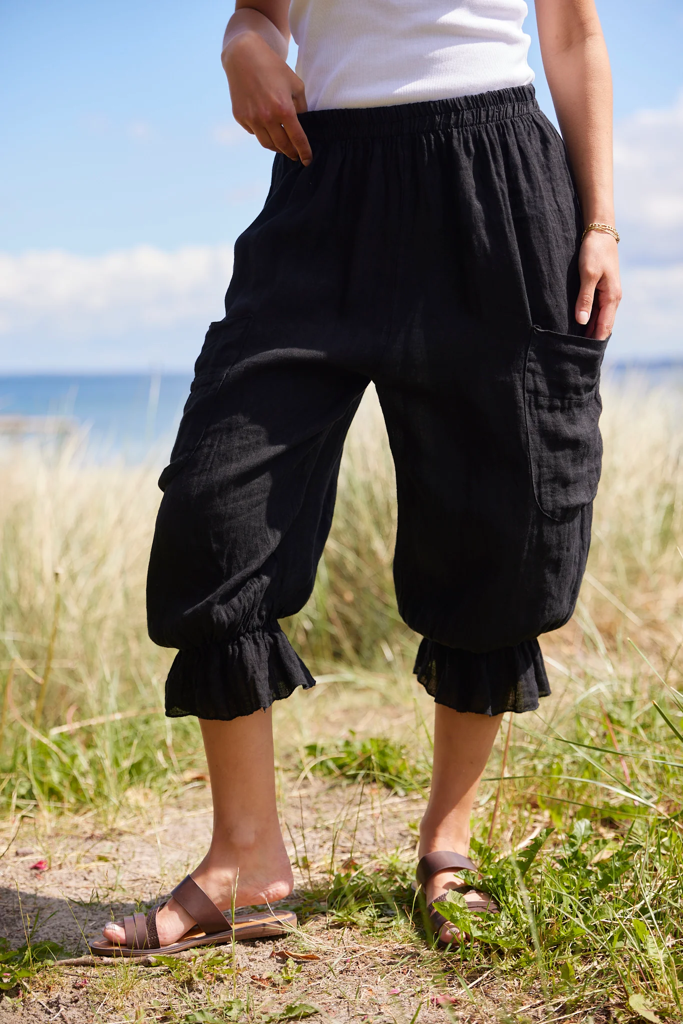 Poppy Pants | Black | Bukser fra Avery - Image 6