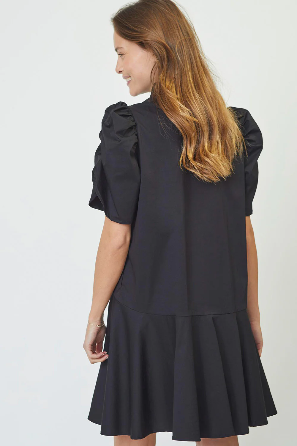 Poppy SS Shirt Dress 36533 | Black | Kjole fra Co'couture - Image 2