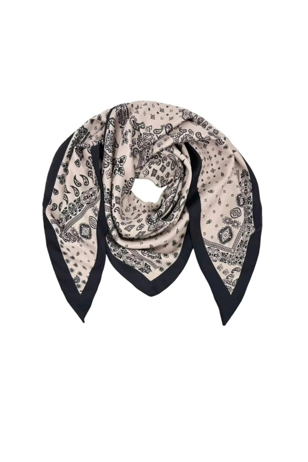 Pretty Paisley Scarf | Taupe | Tørklæde fra By Timm - Image 2